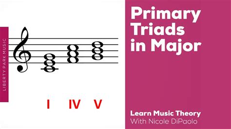 What Are Primary Triads Music Theory Video Youtube