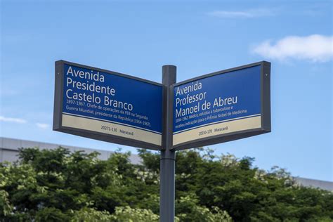 Rio Brasil De Janeiro De Sinaliza O E Placa De