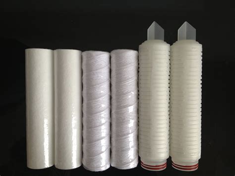 Microns Membrane Filter Ptfenylon Pleated Filter Cartridge For