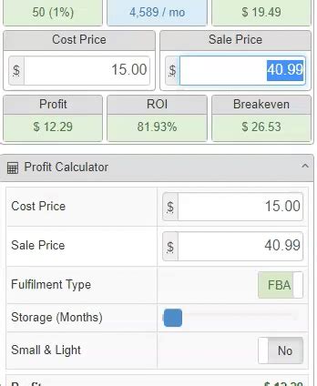 Calculations Within Amount Boxes Seller Tools For Amazon Sellers