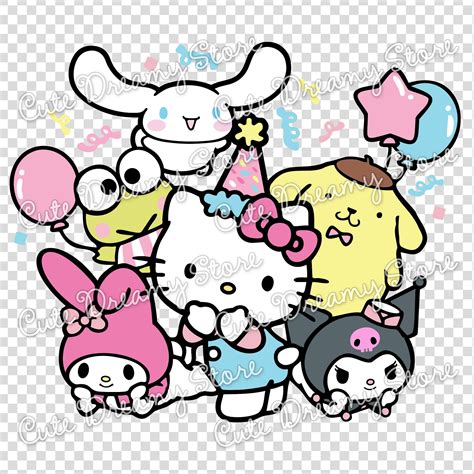 Hello Kitty And Friends Clip Art 5831667 Clipart Library
