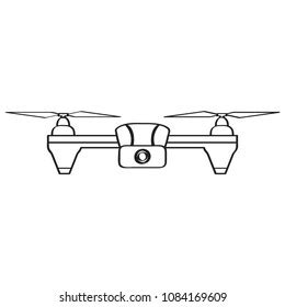 Drone Toy Sketch Stock Vector Royalty Free Shutterstock