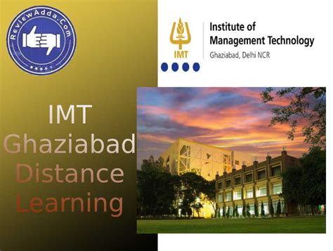 Imt Ghaziabad Distance Learning Mbapgdm Admission Fee Courses And Ranking