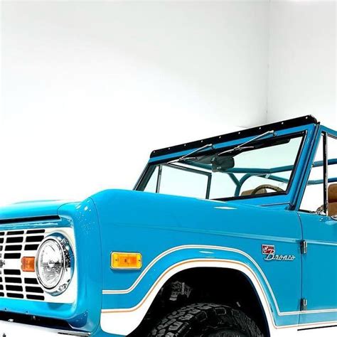 Vintage Broncos On Instagram ☀️🚙💨 Meet Your Future Weekend Car 💙🤍🧡modernized Vintage Bronco