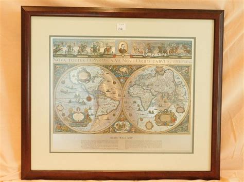 Framed World Map