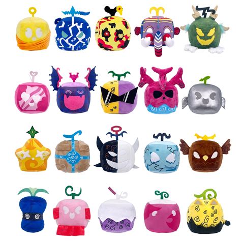 Cute Blox Fruits Plush Toy Spirit Dragon Control Fruit Cartoon