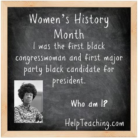 Women S History Month Can You Guess This Famous Woman In History I