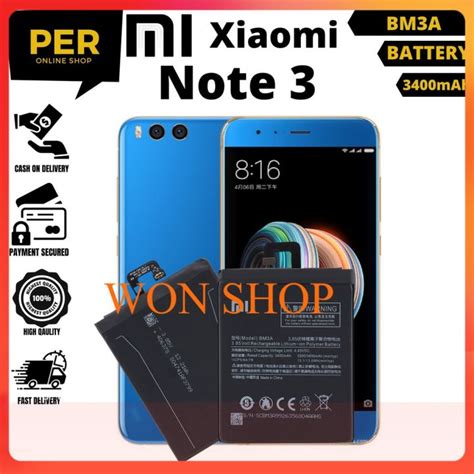 Xiaomi Mi Note Battery Model Bm A Mah