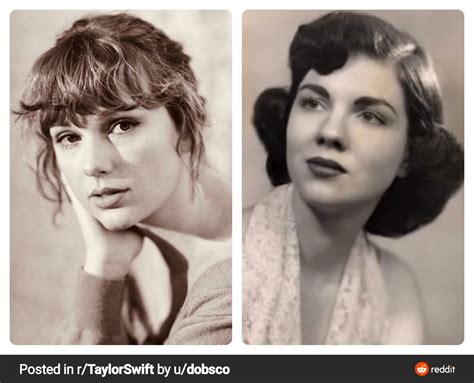 Taylor and her Grandmother, Marjorie. The resemblance.... | Scrolller