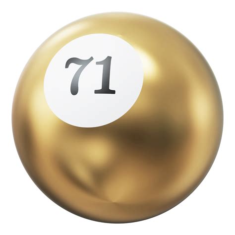 Ball 3D Icon Number 71 46643129 PNG