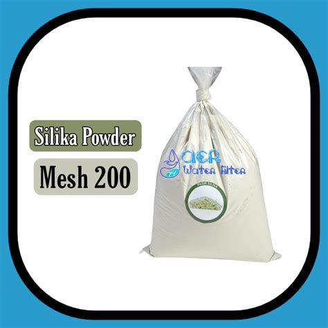 Jual Pasir Silika Bubuk Silica Powder Mesh Kiloan Shopee Indonesia