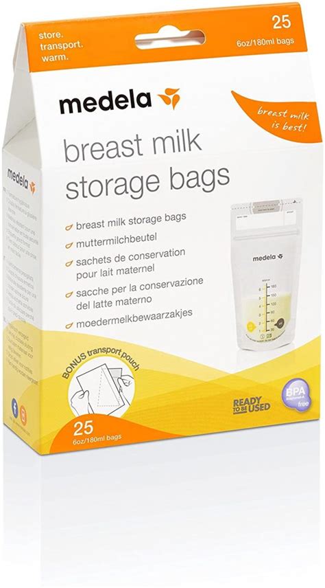 Sachets De Conservation Pour Lait Maternel 25Pcs Medela Allo Bebe Maroc