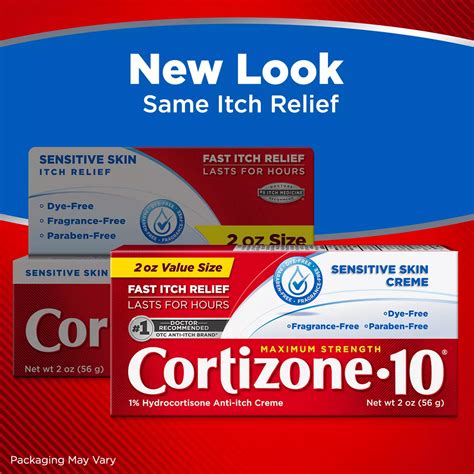 Cortizone 10 Maximum Strength Sensitive Skin Anti Itch Cream Shop Skin And Scalp Treatments At H E B