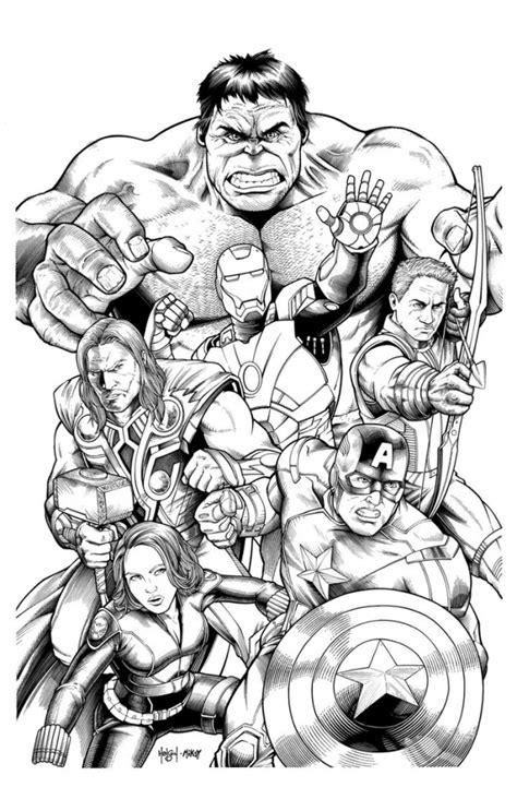 20 Free Printable Marvel Coloring Pages