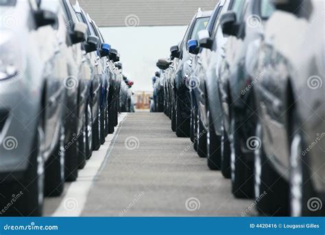 Parc Automobiles Stock Photo Image Of Sales Rims White 4420416