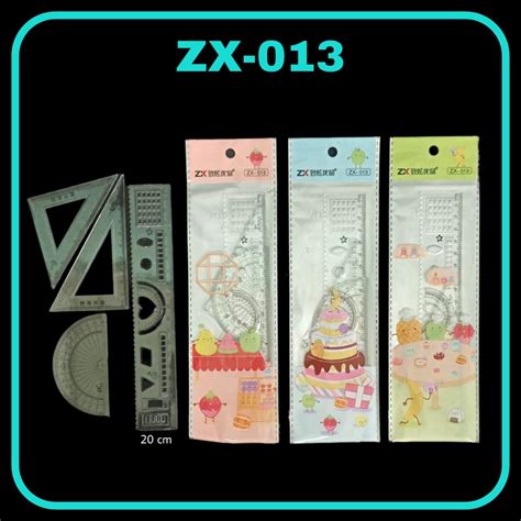 Jual Penggaris Mistar Cm Set Isi In Bzj Zx