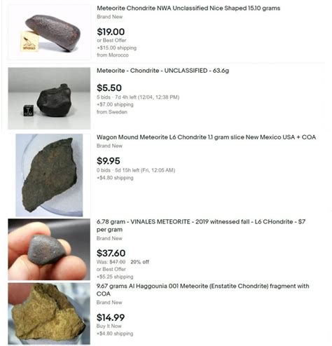 Meteor Rock Value