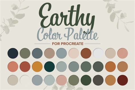 27 Earthy Color Palette Designs Graphics