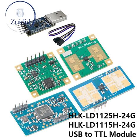 24g Microwave Radar Sensor Detection Motion Module Usb To Ttl Serial