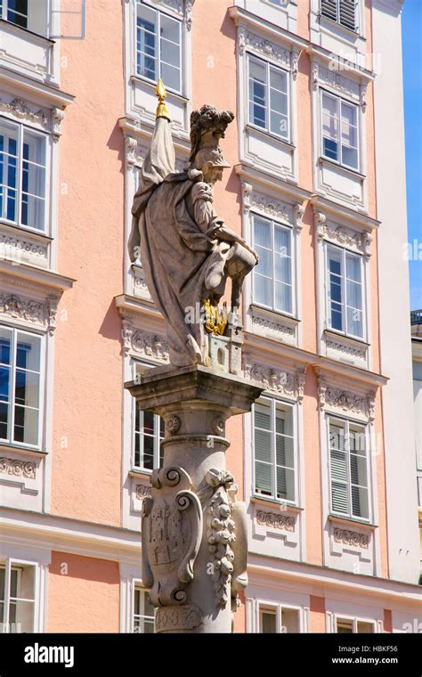 Historic Monument In Salzburg Stock Photo Alamy