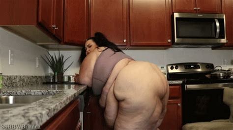 Slow Motion Jiggling Ass Clapping SSBBW Brianna S Fat Fetish Clips Clips Sale