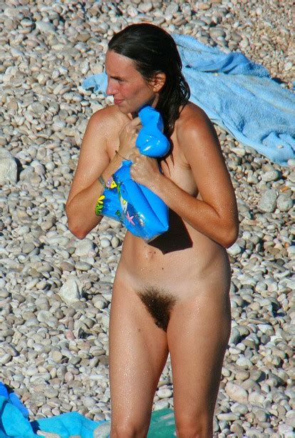 Natural Hairy Pussy Exposed On A Rocky Beach Nude BabesNude Babes