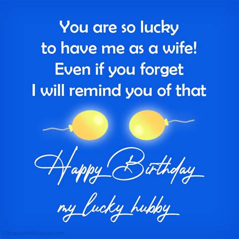 Birthday Wishes For Husband Funny