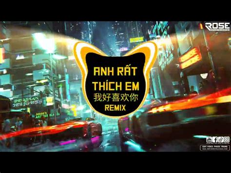 Anh Rất Thích Em Remix Lục Triết 六哲 我好喜欢你 DJ抖音版 Nhạc Hot TikTok single music