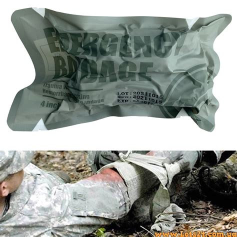 Rhino Rescue Ізраїльський кровоспинний бандаж 4 дюйми компресійний бинт ...