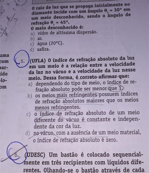 Poderia me explicar essa questão é explicar porque as outras Explicaê