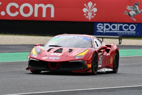 Mugello Circuit Italy October Ferrari Challenge Evo Of