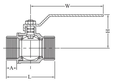 Nickel Plated Brass Ball Valve With F F Bsp Valvelink