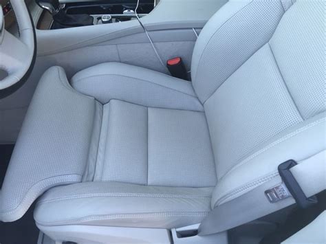 The ventilated nappa leather of the Comfort II seats on the 2016 Volvo ...