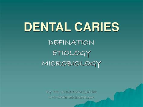 Ppt Dental Caries Powerpoint Presentation Id226774