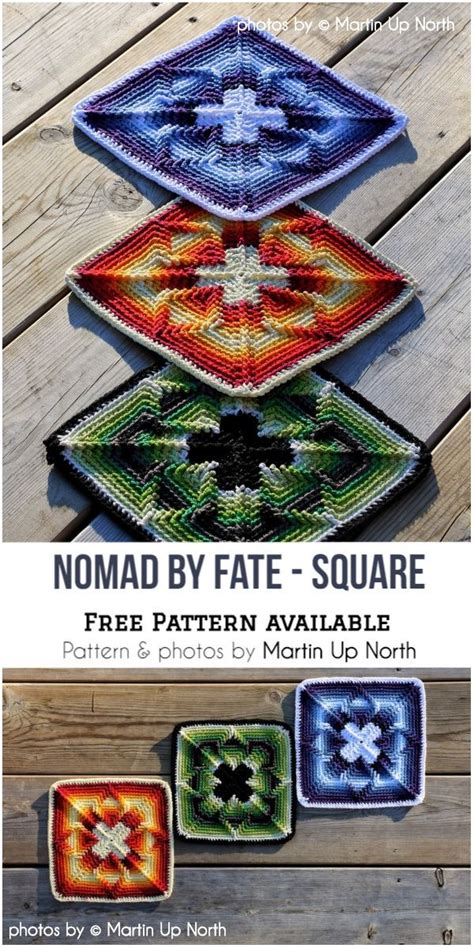 Nomad By Fate Crochet Afghan Block Idea Crochet Ideas Afghan