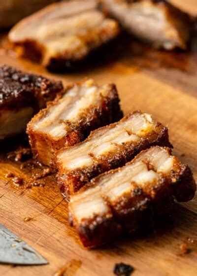 Honey Glazed Crispy Pork Belly Kevin Is Cooking