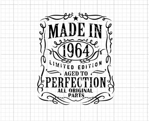 Birthday Svg Png Birthday Vintage Aged To Perfection