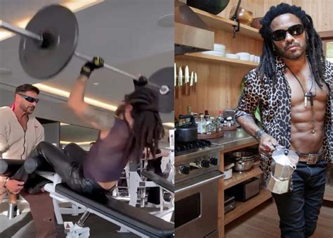 Lenny Kravitz Sets New Trends With Unconventional Gym Attire