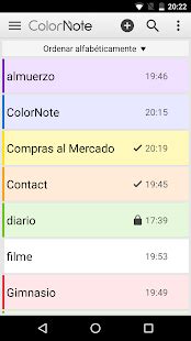 ColorNote Bloc De Notas Notas Aplicaciones De Android En Google Play