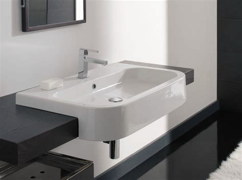 Lavabo A Semincasso Rettangolare In Ceramica Next D By Scarabeo