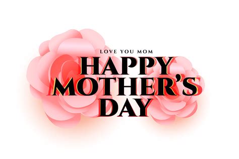 Mothers Day Flower Greeting Card Design Download Free Vector Art Stock Graphics And Images