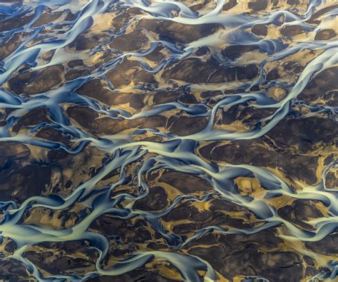 Abstract Glacial River Patterns Icelandic Highlands Icelan Flickr