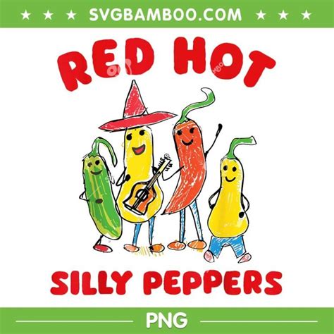 Red Hot Silly Peppers PNG