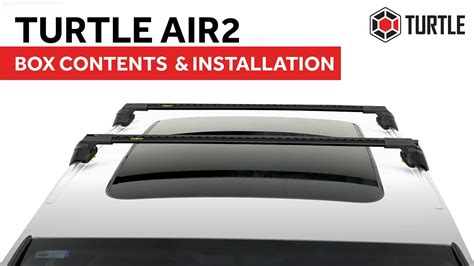 Turtle Air2 Roof Rack Box Contents Installation YouTube