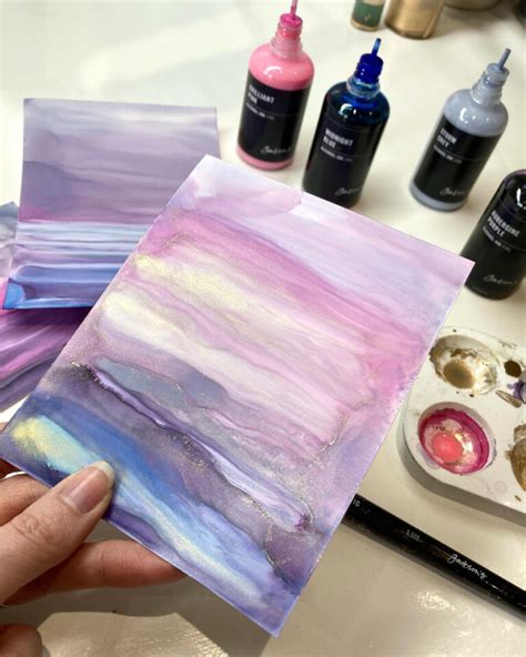 Fluid Painting With Jackson S Alcohol Inks Jackson S Art BlogJackson