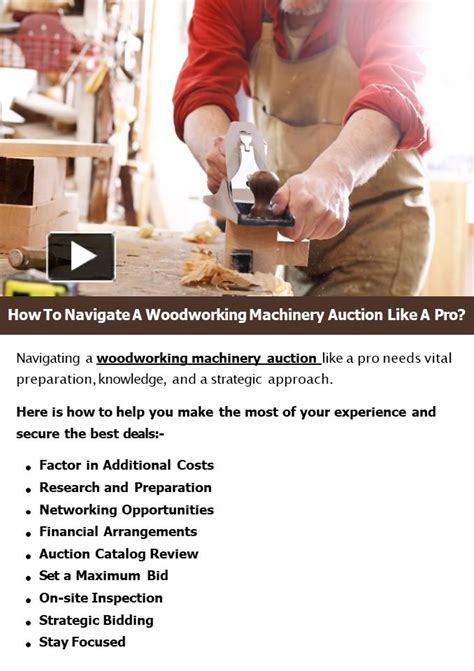 Ppt How To Navigate A Woodworking Machinery Auction Like A Pro