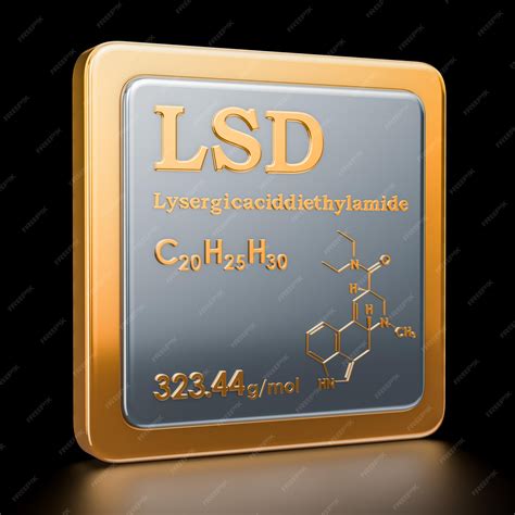 Premium Photo Lysergic Acid Diethylamide Lsd Icon Chemical Formula