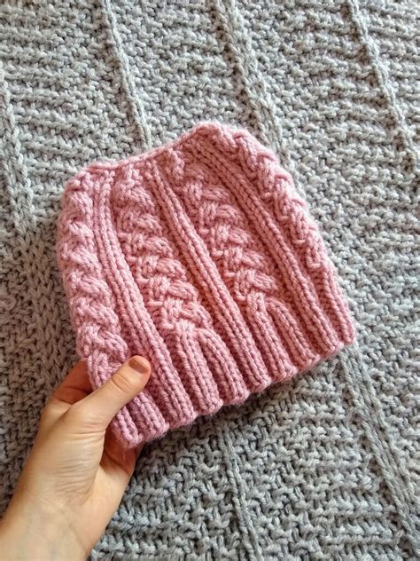 13 Unique Ponytail Hat Patterns These Knit And Crochet Messy Bun