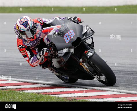 Kuala Lumpur Malaysia Th Feb Spanish Rider Jorge Martin Of