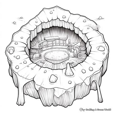 Geode Coloring Pages - Free & Printable!